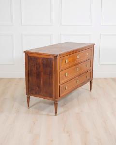 Louis XVI Style Chest Of Drawers In Walnut Circa 1880 - 4611863