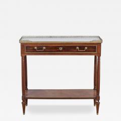 Louis XVI Style Console In Mahogany - 4614314