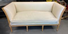 Louis XVI Style Cream Upholstered Settee - 2013384