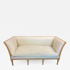 Louis XVI Style Cream Upholstered Settee - 2015577