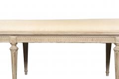 Louis XVI Style Creme Painted Bench - 4243469