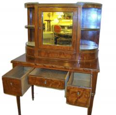 Louis XVI Style Desk with Vitrine Top - 3006632