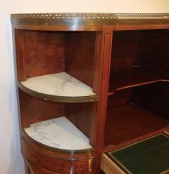 Louis XVI Style Desk with Vitrine Top - 3006639