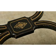 Louis XVI Style Ebonized Drop Leaf Desk - 3715579