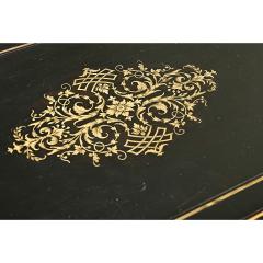 Louis XVI Style Ebonized Drop Leaf Desk - 3715587