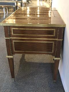 Louis XVI Style Gilt Bronze Parquetry Marquetry Dressing Table Desk or Vanity - 1250333