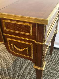 Louis XVI Style Gilt Bronze Parquetry Marquetry Dressing Table Desk or Vanity - 1250338