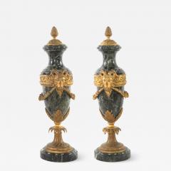 Louis XVI Style Gilt Bronze and Marble Cassolettes a Pair - 2474589