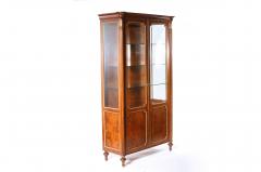 Louis XVI Style Gilt Gold Mahogany Display China Cabinet - 1820621