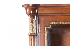 Louis XVI Style Gilt Gold Mahogany Display China Cabinet - 1820730