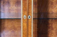 Louis XVI Style Gilt Gold Mahogany Display China Cabinet - 1820732