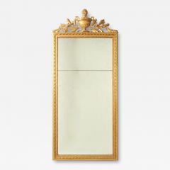 Louis XVI Style Giltwood Mantel Hanging Wall Mirror - 4003174