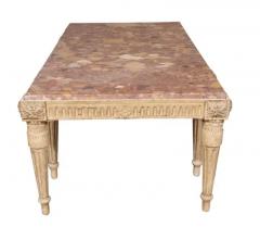 Louis XVI Style Gray Painted Coffee Table - 4137395