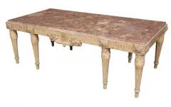 Louis XVI Style Gray Painted Coffee Table - 4137403