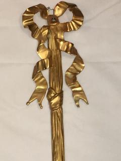 Louis XVI Style Harp Lyre Back Bronze Wall Sconce Set of Six - 2992009