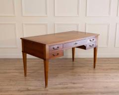 Louis XVI Style Mahogany Bureau Plat Directoire Desk Mid 20th Century - 4507155
