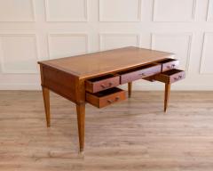 Louis XVI Style Mahogany Bureau Plat Directoire Desk Mid 20th Century - 4507156