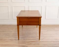Louis XVI Style Mahogany Bureau Plat Directoire Desk Mid 20th Century - 4507159