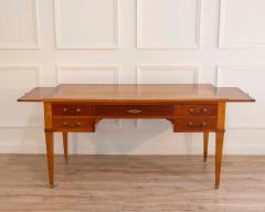 Louis XVI Style Mahogany Bureau Plat Directoire Desk Mid 20th Century - 4507176