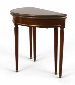 Louis XVI Style Mahogany Fold Open Console Table - 2798071