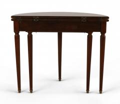 Louis XVI Style Mahogany Fold Open Console Table - 2798074