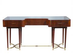 Louis XVI Style Mahogany Greek Key Display Console - 1992582