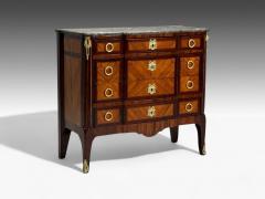 Louis XVI Style Mahogany Marble Bronze Commode France 19th C  - 4163613