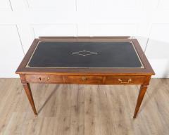 Louis XVI Style Mahogany Writing Desk with Leather Top - 4367836