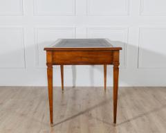 Louis XVI Style Mahogany Writing Desk with Leather Top - 4367837