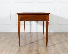 Louis XVI Style Mahogany Writing Desk with Leather Top - 4367866