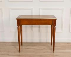 Louis XVI Style Mahogany Writing Desk with Leather Top Mid 20th Century - 4465038