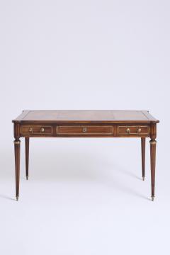 Louis XVI Style Mahogany and Brass Desk - 4731524