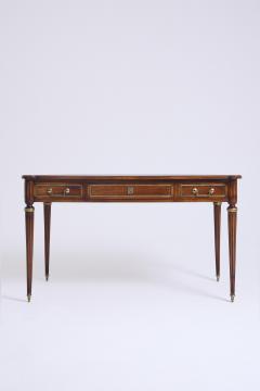 Louis XVI Style Mahogany and Brass Desk - 4731525