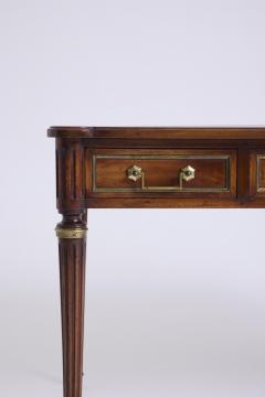 Louis XVI Style Mahogany and Brass Desk - 4731527