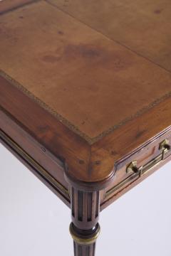 Louis XVI Style Mahogany and Brass Desk - 4731530