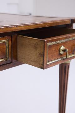 Louis XVI Style Mahogany and Brass Desk - 4731532