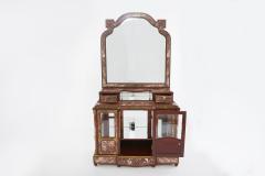 Louis XVI Style Marble Bronze Mounted Mahogany Cabinet - 2254231