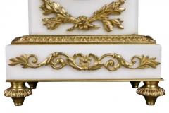 Louis XVI Style Marble and Bronze Clock Garniture - 4129565