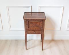 Louis XVI Style Marquetry Bedside Table French 19th Century - 4507265
