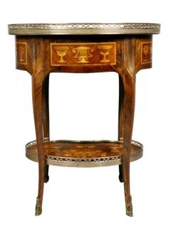 Louis XVI Style Marquetry Table A Ecrire - 4129512