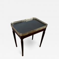 Louis XVI Style Mirror Top Table with Gallery - 2823233