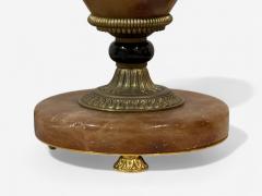 Louis XVI Style Onyx Bronze Table Lamps France 1930s - 4256794