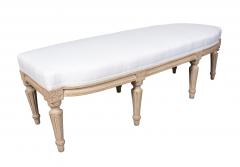 Louis XVI Style Painted Bench - 4359156