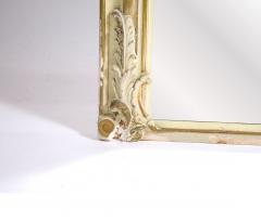 Louis XVI Style Parcel Gilt White Painted Pier Trumeau Mirror - 3326390