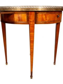 Louis XVI Style Tulipwood Bouillotte Table - 4145119