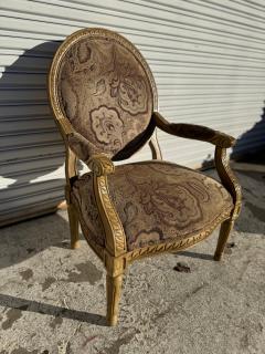 Louis XVI Style Upholstered Bergere - 4453099