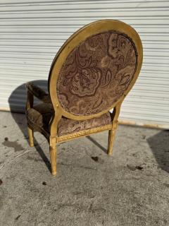 Louis XVI Style Upholstered Bergere - 4453119