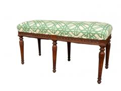 Louis XVI Style Walnut Bench - 4143970