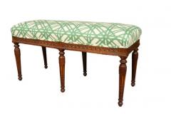 Louis XVI Style Walnut Bench - 4143975