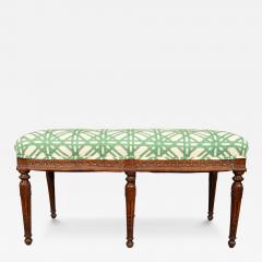 Louis XVI Style Walnut Bench - 4189216